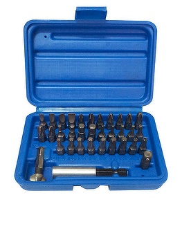 34 PCS bit tool set