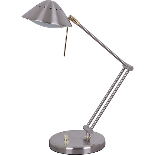 Halogen Bulb Brushed Nickel Desk Lamp, ETL | Taiwantrade.com