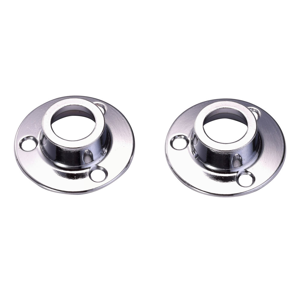 Taiwan Zinc Wardrobe Closet Rod Rail End Set Support Bracket Zinc Wardrobe Closet Rod Rail End Set Support Bracket