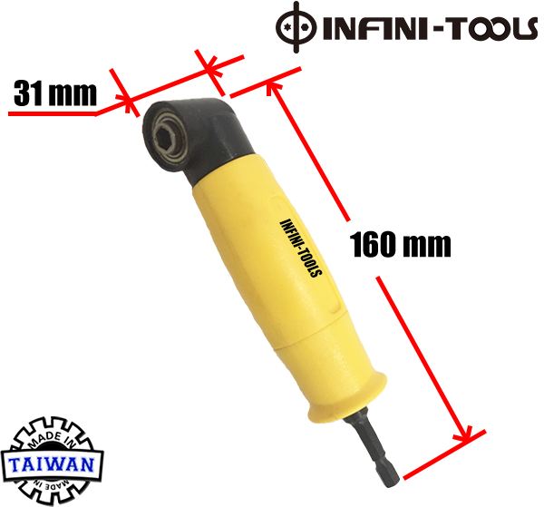 90 Degree Drill Bit Holder Right Angle Extension Driver Electric Screwdriver
