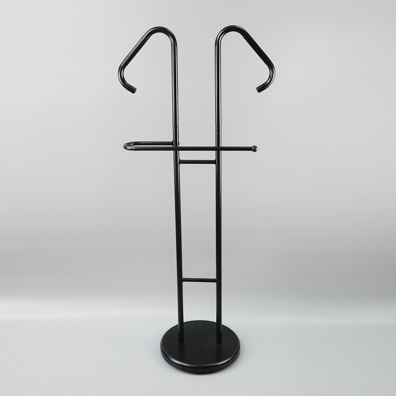 Modern Design Free Standing Suit Valet Stand Black Taiwantrade