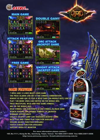 ORC Best Slot Game Board