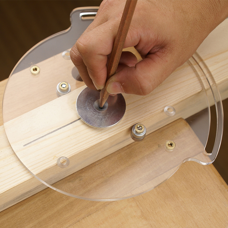 Centering Mortise Router Base