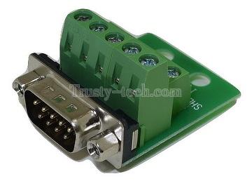 D-sub 9 pin Male Connector for Field Termination | Taiwantrade.com