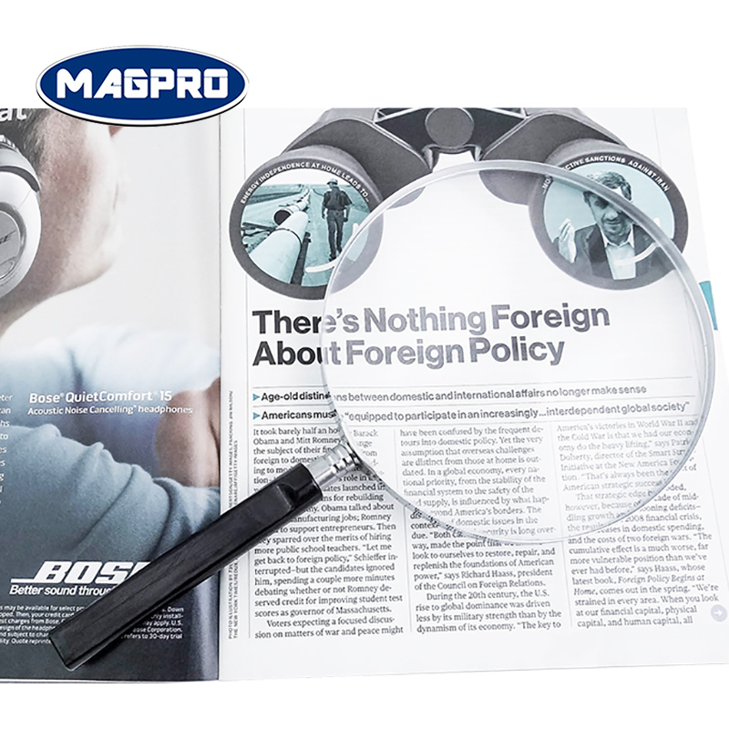 Handheld Magnifying Glass Plastic Blake Handle