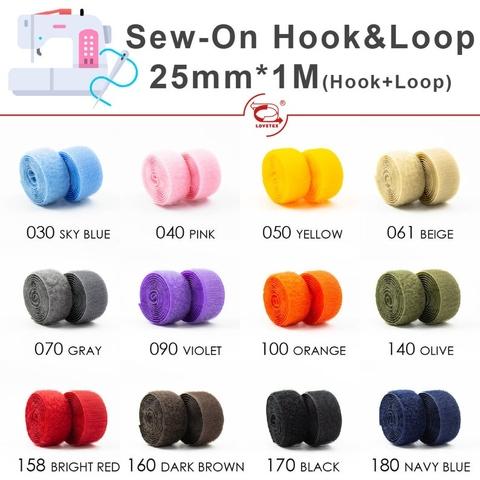 hook and loop fastener sewing