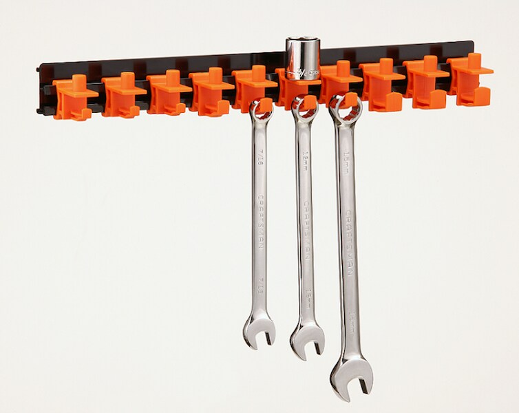 Wrench Socket Rack Magnetic 1/4'' Drive Socket and Wrench Rack For Organizing Tools ...