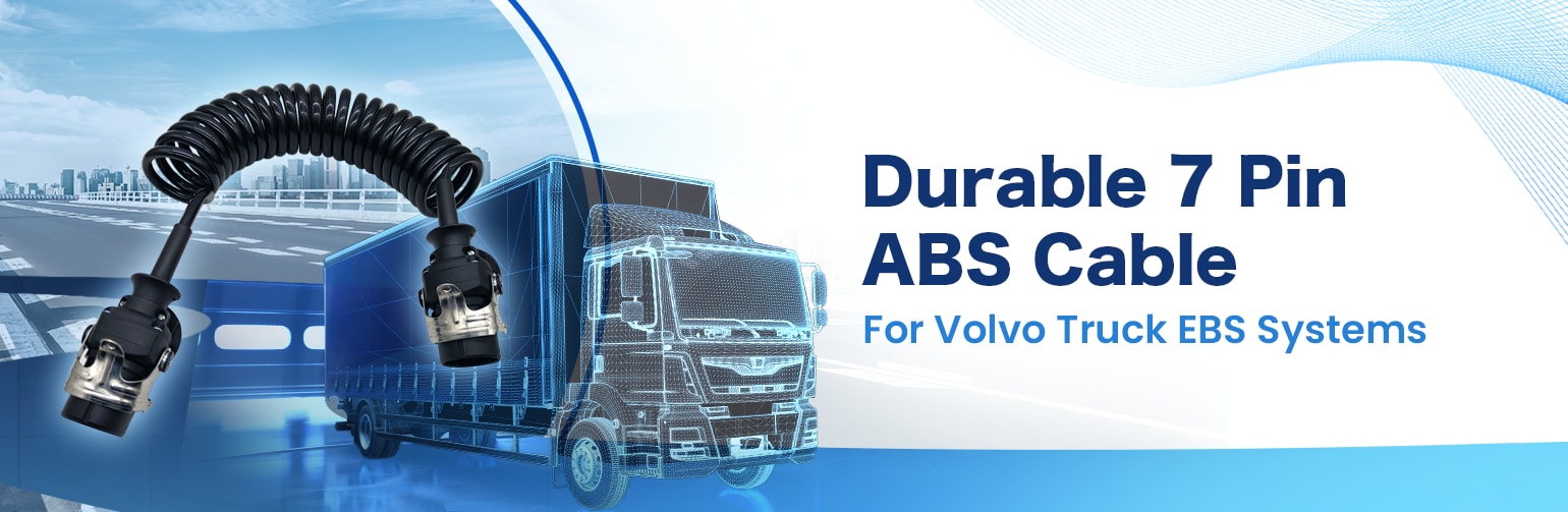 Durable 7 Pin ABS Cable for Volvo Truck EBS Systems | Taiwantrade.com