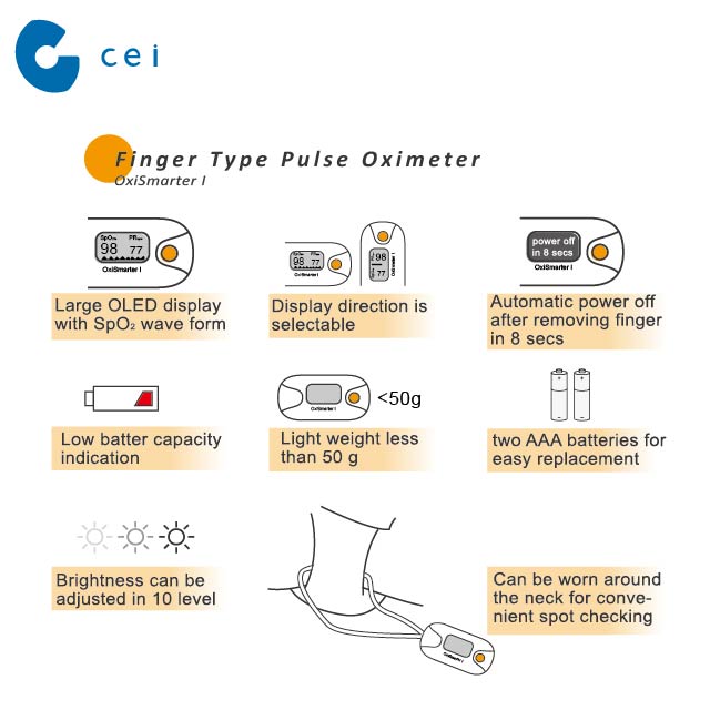 High Quality SpO2 Fingertip Pulse Oximeter | Taiwantrade.com