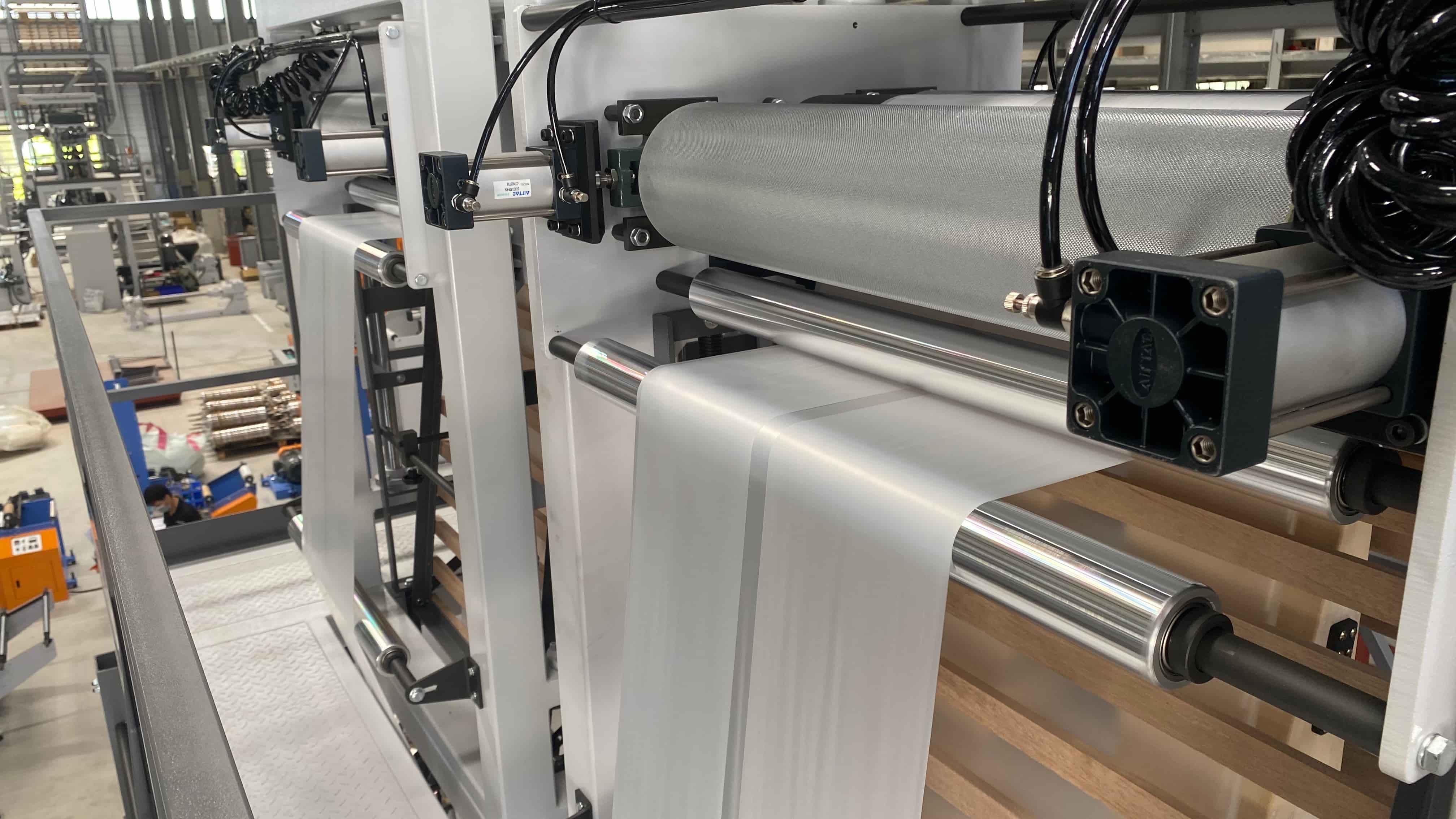 Two Head Monolayer Blown Film Extruder In Russia