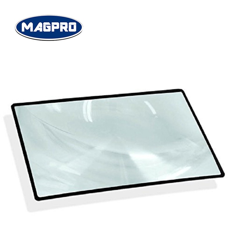 Full Page Magnifier Thin Flexible Square Magnifying Glass With Frame