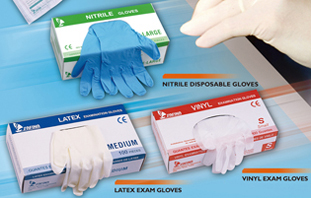 gloves, nitrile disposable glove 