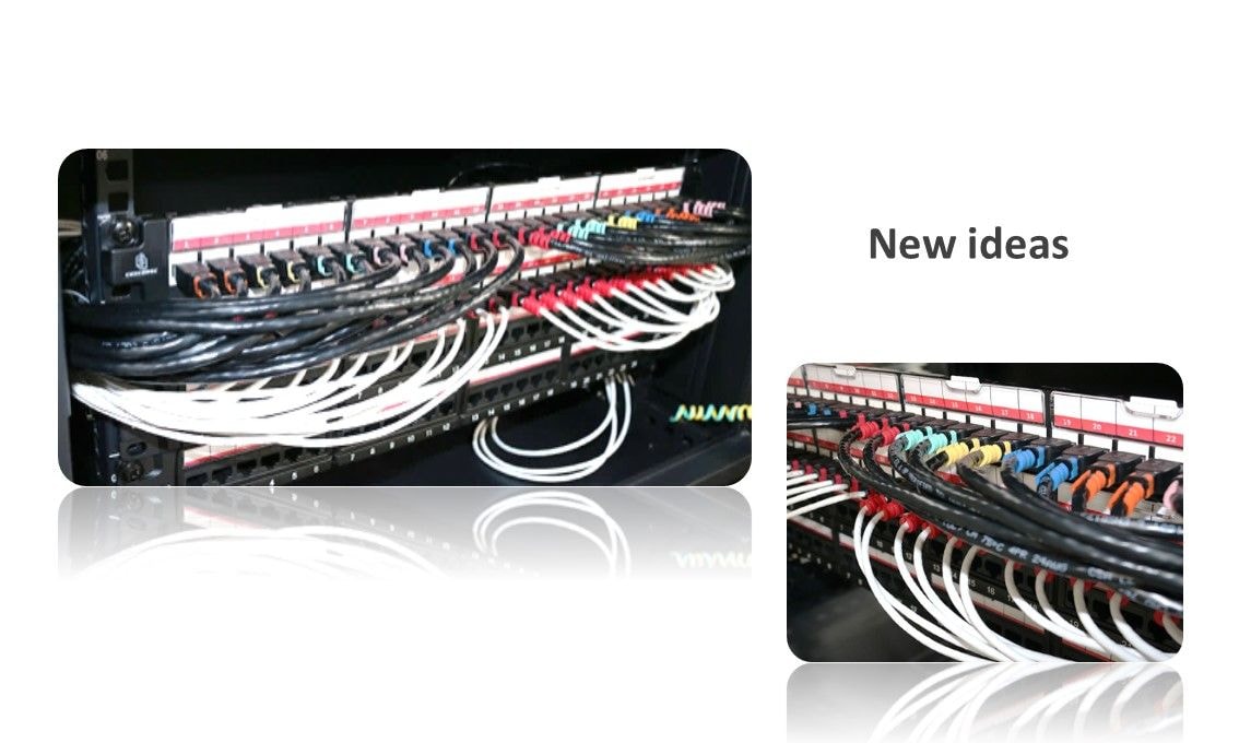 Cordon de brassage CRXCONEC généralement combiné avec un panneau de brassage servi dans le centre de données. Lorsque notre cordon de brassage avec panneau de brassage est placé dans l'armoire rack, le cordon de brassage CRXCONEC est beaucoup plus facile à identifier.