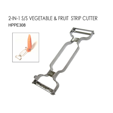 2-IN-1 S/S VEGETABLE & FRUIT STRIP CUTTER