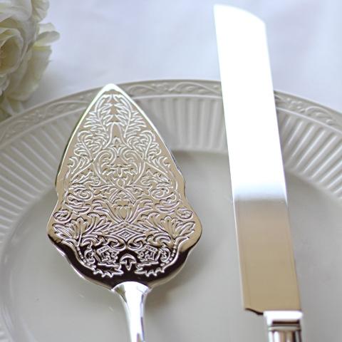 Hot Sale Elegant Wedding Decoration Wedding Cake Knife And Server