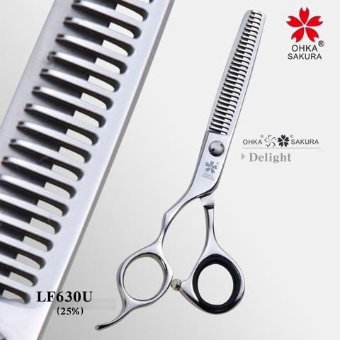 SAKURA Scissors: LF630U- Professional hair cutting shears for hairdressers and barbers