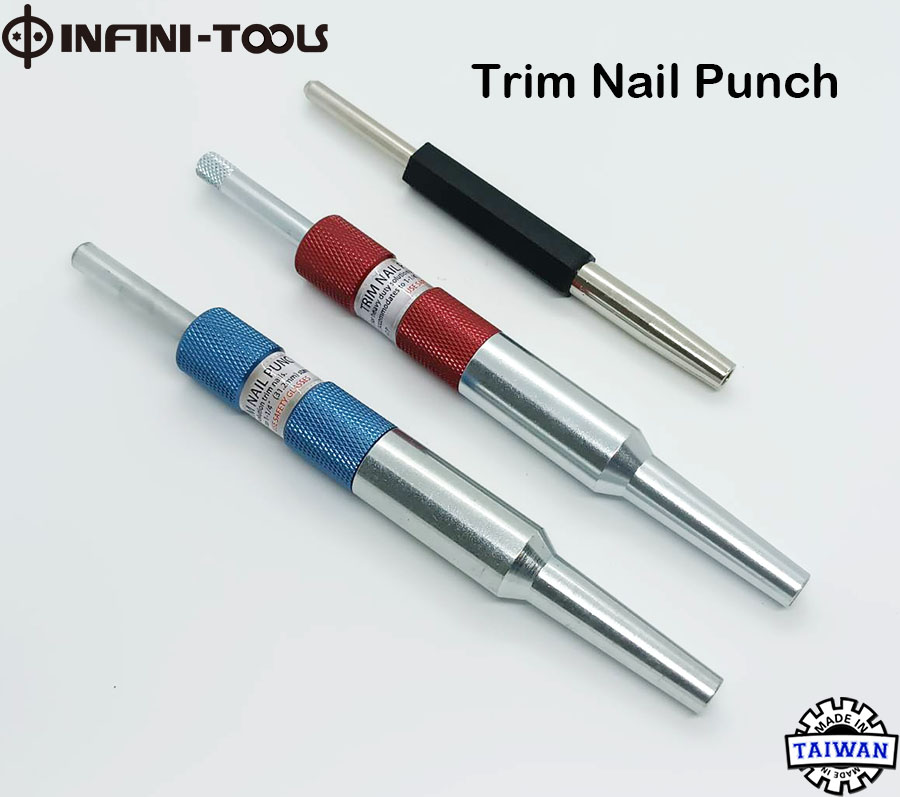 Heavy Duty Trim Nail Punch Set , 3PC Sets , 5 inch & 8 inch | Taiwantrade