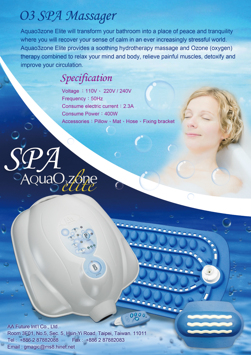 Aqua ozone spa ozone generator Taiwantrade