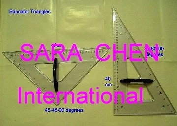 TRIANGLES SET FOR TEACHER