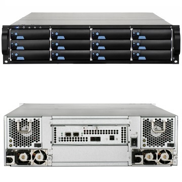 Alnico AN-3 Series, 4Gb Fibre / Ultra 320 SCSI / iSCSI GbE / miniSAS to SATA-II RAID Subsystem.