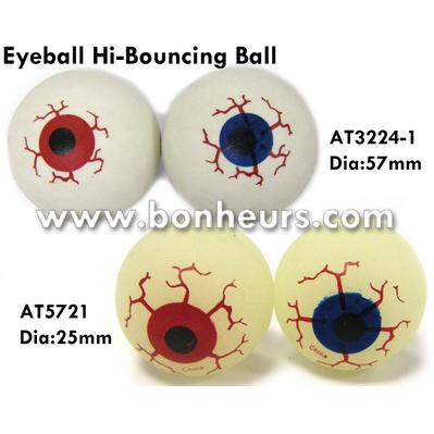 25MM GLOW IN THE DARK EYE HI-BOUNCING BALL