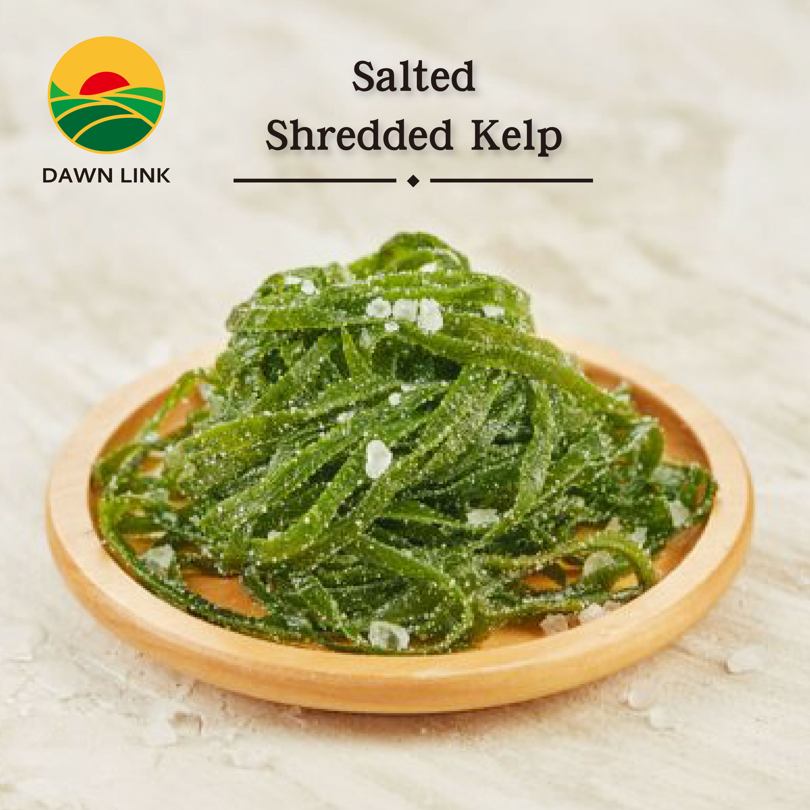 Salted Shredded Kelp, Brown Algae from Taiwan Food Manufacturer Dawn Link™