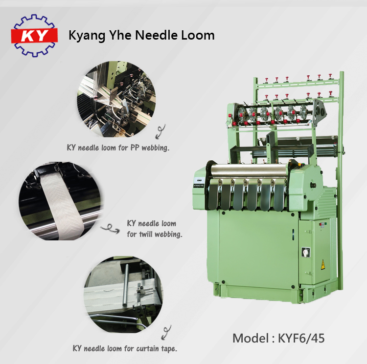 KY narrow fabric needle loom machine for elastic ribbon