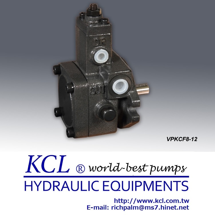 Hydraulic pump for machinery, VPKCF8/12/15/20, KCL Variable Displacement  Hydraulic Vane Pump | Taiwantrade.com