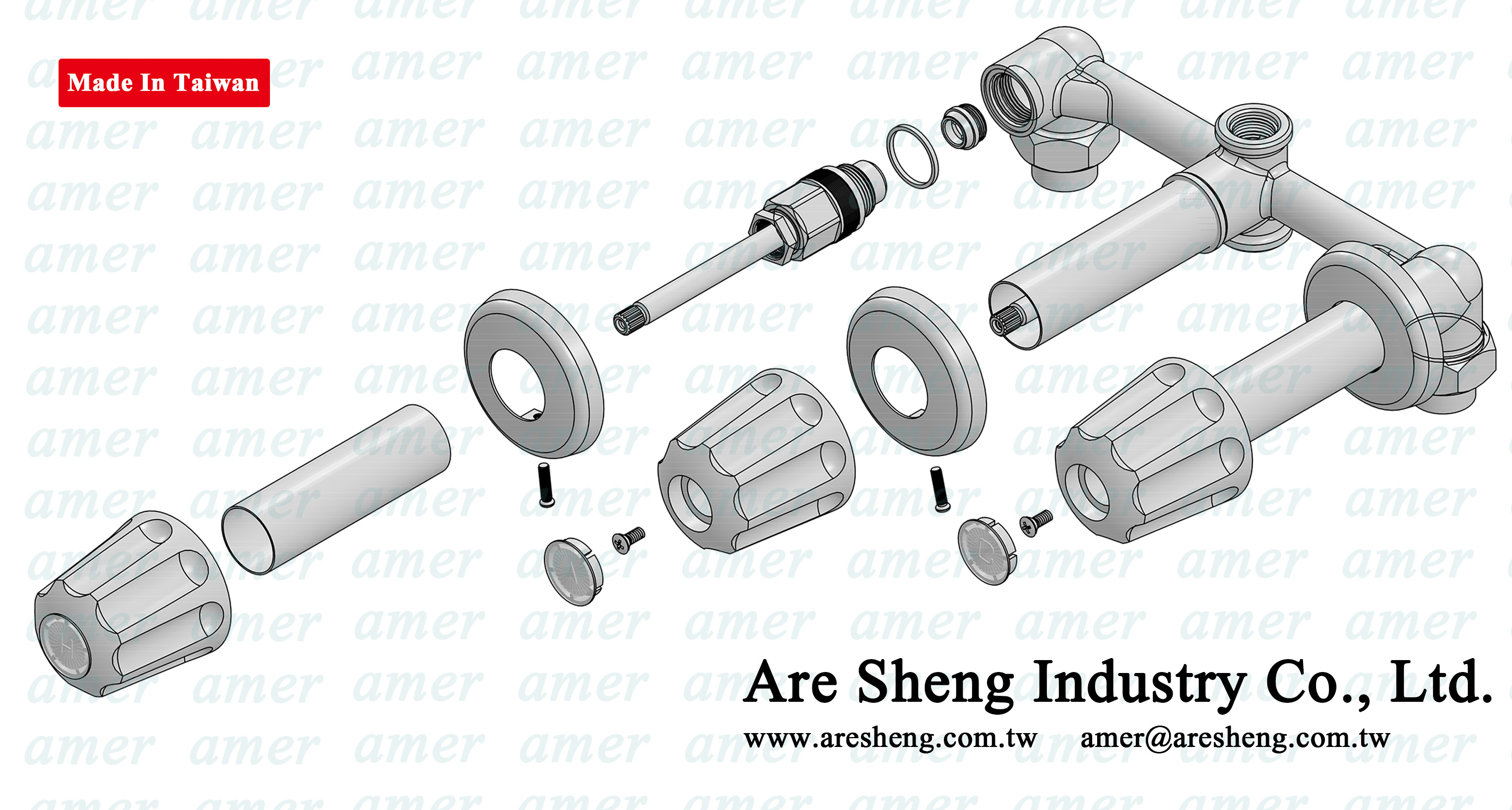 Gerber shower assembly drawing- Are Sheng 