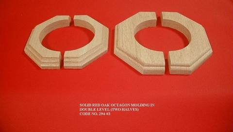 Wood Molding for post/pole/column cover and decoration, wooden decoration, interior decoration, building material, DIY material