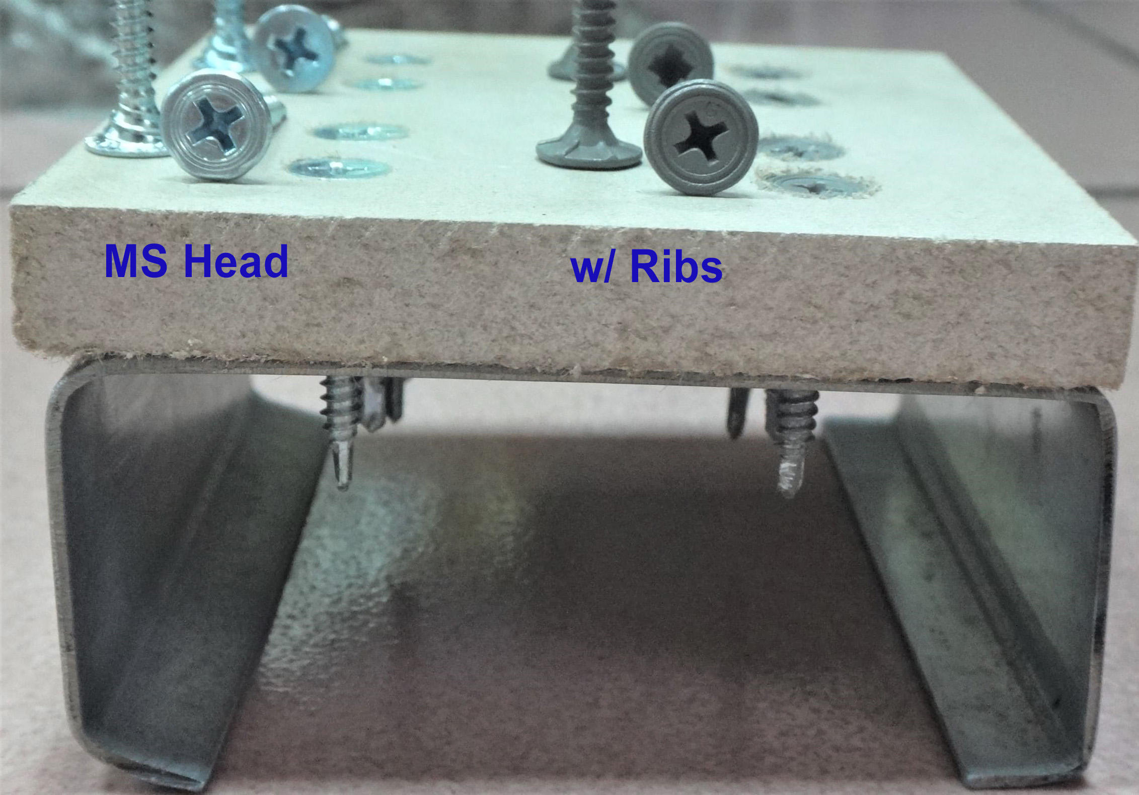 MS Countersunk Head Screw w Self Drilling Metal/ Wood & Sharp Point_Patent