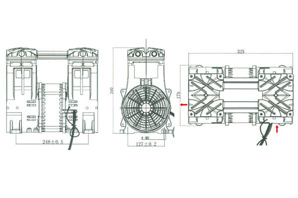 UN-350VH-Dimensional-drawings