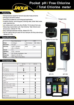 Pocket pH/Free and Total Chlorine Meter