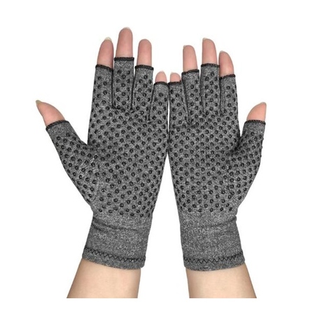 LIGHT COMPRESSION GLOVES WITH GRIPPERS