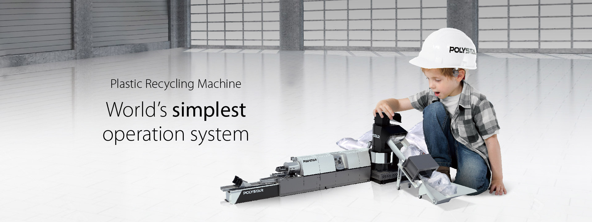 Hard Plastic Regrind Recycling Machine POLYSTAR MACHINERY CO., LTD.