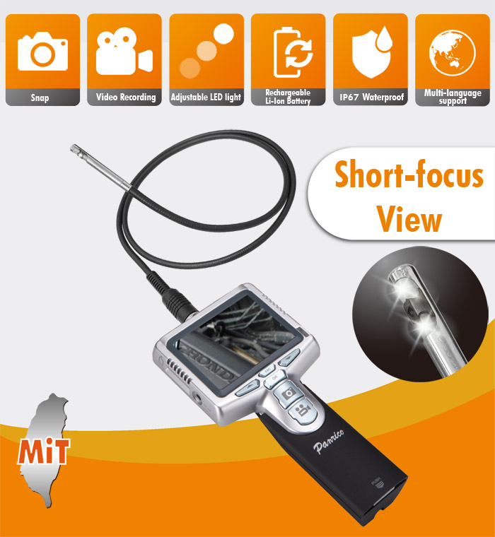 Short-focus industrial Endoscope Camera 5.5mm 90 Degree Side View Borescope Inspection Camera
