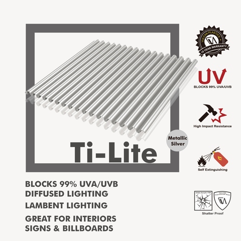 VULCAN Ti-Lite Silver MINI Polycarbonate Sheet