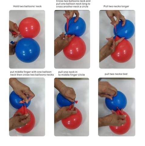Como hacer una guirnalda de Globos, Tutorial facil y rapido para aprender  como hacer guirnaldas de globos
