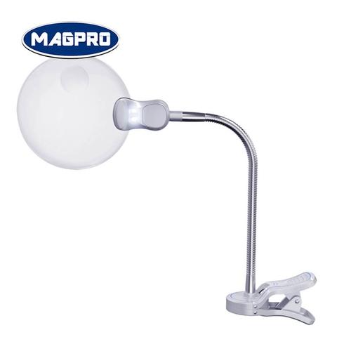 3 5 Lamp Magnifier Gooseneck Magnifying Glass Clip On For Reading