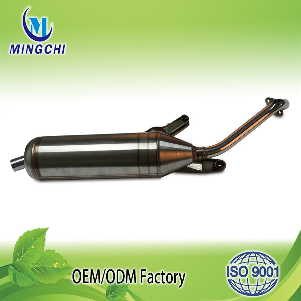 Taiwan motorcycle parts Breeze 125 motorcycle exhaust stainless scooter