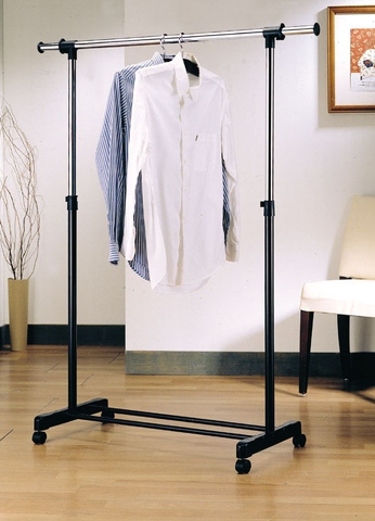 Single Pipe Hanger / Extend, Adjustable Single Rod Garment Rack / Expandable