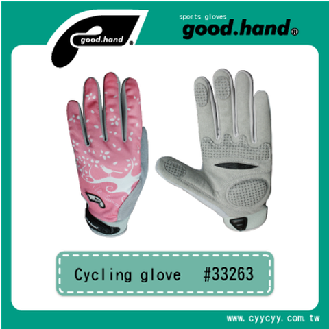 33263 Full finger cycling glove(ladies)