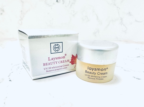 New Laysmon Beauty Cream UV/30 Whitening Cream Remove Pimples Acne