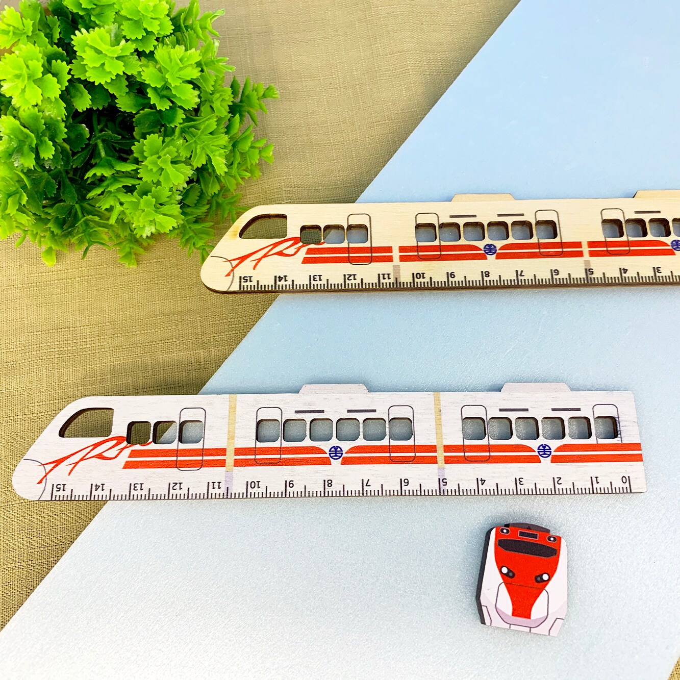 Train Theme Ruler Puyuma Train Shaped 15cm Wooden Ruler Souvenir Manufacturer Supplier ...