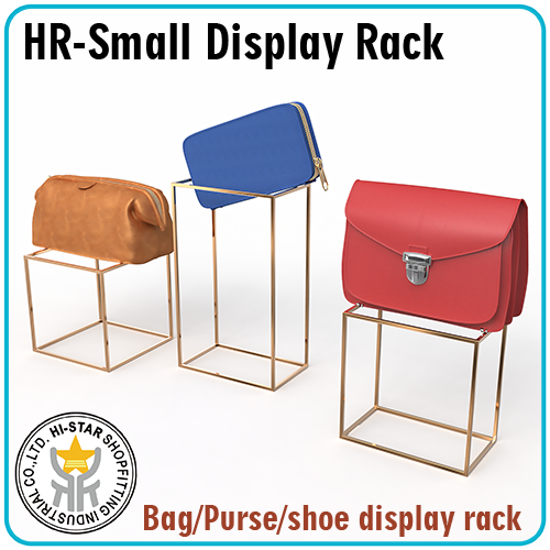 Bag Purse Display Metal Wire Stand Rack Luxury Design Shop Fitting 05