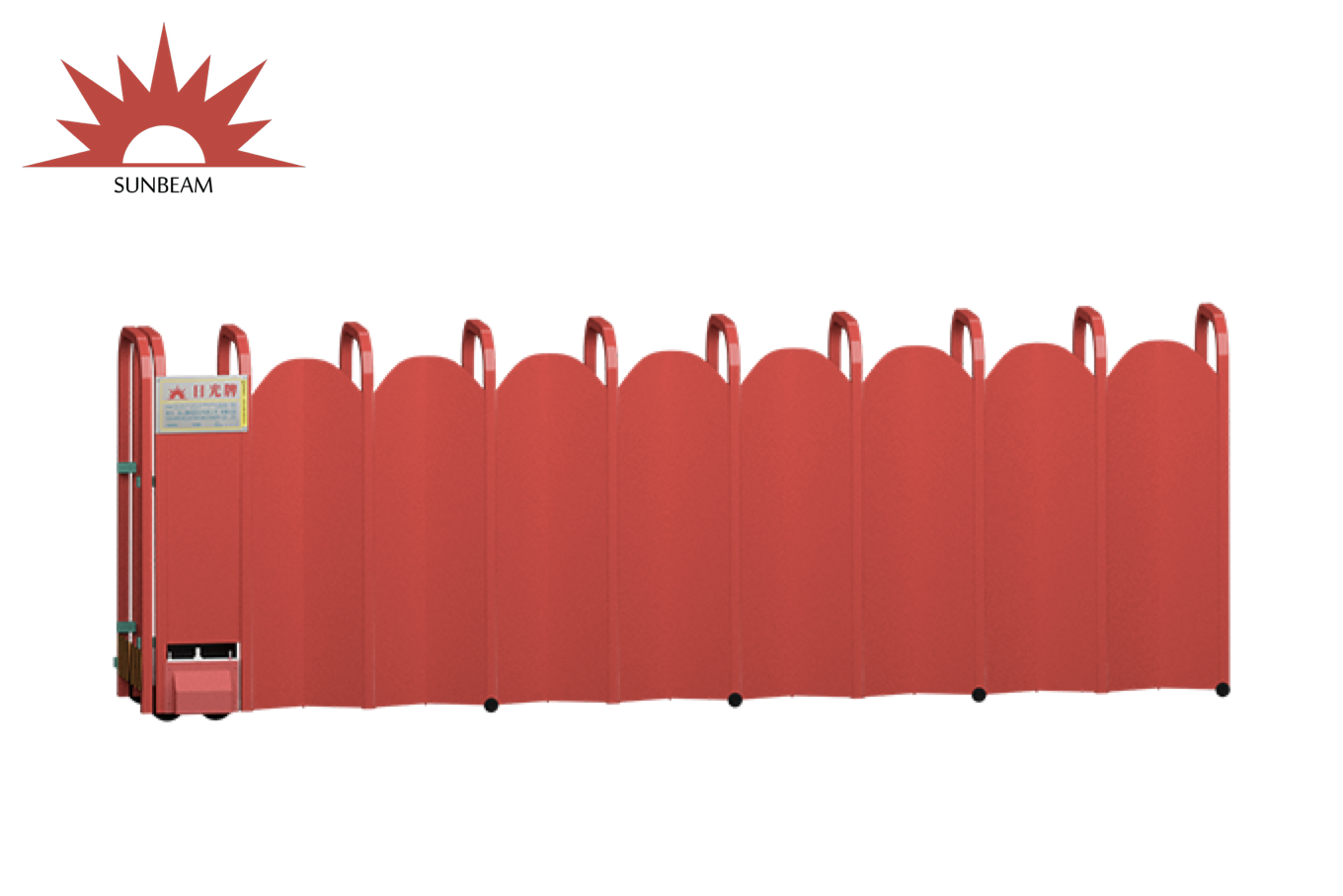 Outdoor Retractable Safety Gate (FullRed)