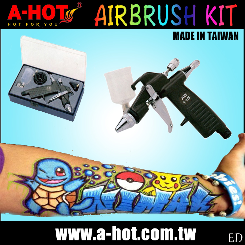 Professional Air Spray Tattoo Airbrush Kit