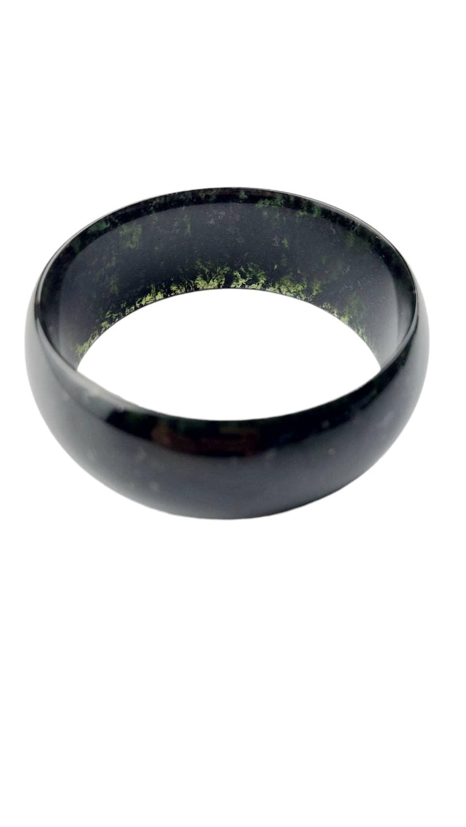 JadeStyle Jewelry Black Charm Wide Version Jade Bracelet, 100