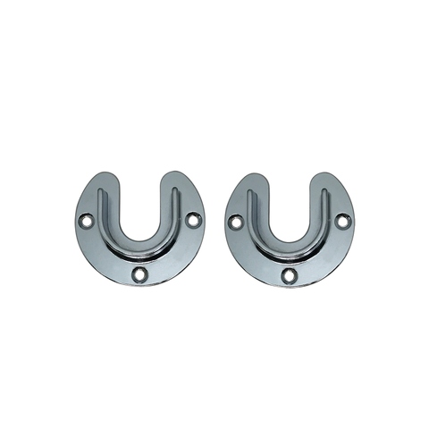 Heavy Duty Closet Rod Pole Socket Flange Set Rod Holder Set