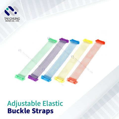 Adjustable Elastic Buckle Straps for Shelving and AGV/AMR Rack Systems, Stretchable Design